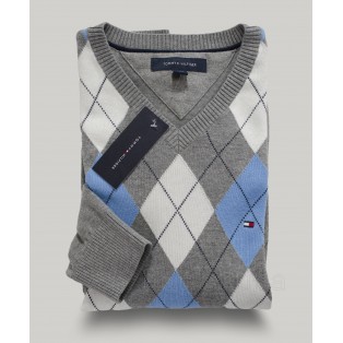 TOMMY HILFIGER SWETER MESKI V-Neck